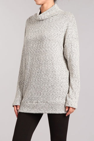 Chatoyant Peppered Lurex Knit Top