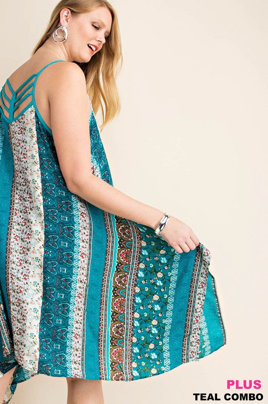 Kori Plus Size Stitch Boho Sun Dress
