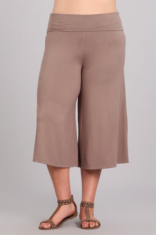 Plus size gaucho pants best sale