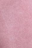 Chatoyant Plus Size Mineral Wash Capris Rose Pink