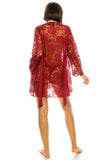 Ruby Lace Robe Set w/ Thong