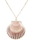 Fabulous Shell Necklace and Earring Set