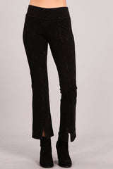 Chatoyant Mineral Wash Straight Fit Pants Black